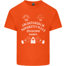 Ouija Board Voodoo Dark Black Magic Mens Cotton T-Shirt Tee Top Orange