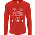 Ouija Board Voodoo Dark Black Magic Mens Long Sleeve T-Shirt Red