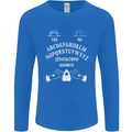 Ouija Board Voodoo Dark Black Magic Mens Long Sleeve T-Shirt Royal Blue