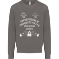 Ouija Board Voodoo Dark Black Magic Mens Sweatshirt Jumper Charcoal