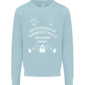 Ouija Board Voodoo Dark Black Magic Mens Sweatshirt Jumper Light Blue