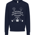 Ouija Board Voodoo Dark Black Magic Mens Sweatshirt Jumper Navy Blue