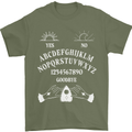 Ouija Board Voodoo Dark Black Magic Mens T-Shirt 100% Cotton Military Green