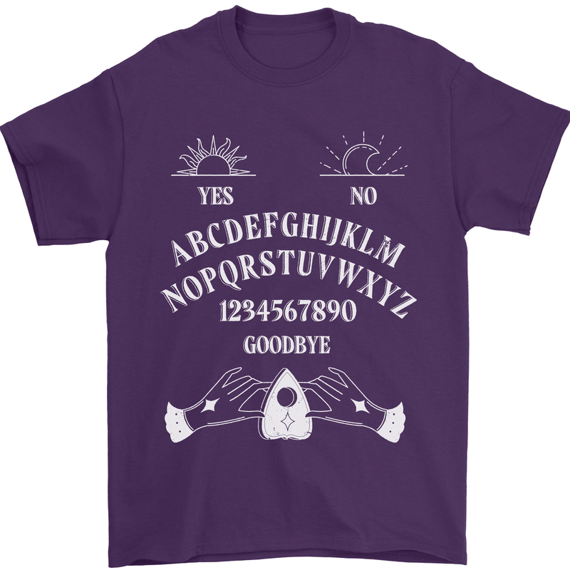 Ouija Board Voodoo Dark Black Magic Mens T-Shirt 100% Cotton Purple