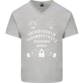 Ouija Board Voodoo Dark Black Magic Mens V-Neck Cotton T-Shirt Sports Grey