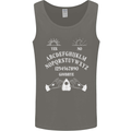Ouija Board Voodoo Dark Black Magic Mens Vest Tank Top Charcoal