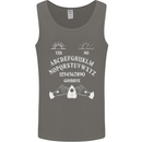 Ouija Board Voodoo Dark Black Magic Mens Vest Tank Top Charcoal