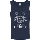Ouija Board Voodoo Dark Black Magic Mens Vest Tank Top Navy Blue