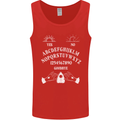 Ouija Board Voodoo Dark Black Magic Mens Vest Tank Top Red