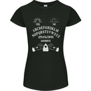 Ouija Board Voodoo Dark Black Magic Womens Petite Cut T-Shirt Black