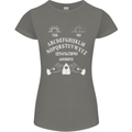 Ouija Board Voodoo Dark Black Magic Womens Petite Cut T-Shirt Charcoal