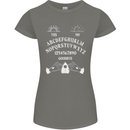 Ouija Board Voodoo Dark Black Magic Womens Petite Cut T-Shirt Charcoal