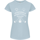 Ouija Board Voodoo Dark Black Magic Womens Petite Cut T-Shirt Light Blue