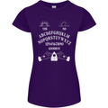 Ouija Board Voodoo Dark Black Magic Womens Petite Cut T-Shirt Purple