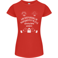 Ouija Board Voodoo Dark Black Magic Womens Petite Cut T-Shirt Red