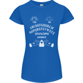 Ouija Board Voodoo Dark Black Magic Womens Petite Cut T-Shirt Royal Blue