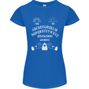 Ouija Board Voodoo Dark Black Magic Womens Petite Cut T-Shirt Royal Blue