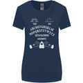 Ouija Board Voodoo Dark Black Magic Womens Wider Cut T-Shirt Navy Blue