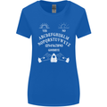Ouija Board Voodoo Dark Black Magic Womens Wider Cut T-Shirt Royal Blue