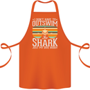 Outswim My Scuba Diving Buddy Funny Diver Cotton Apron 100% Organic Orange