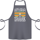 Outswim My Scuba Diving Buddy Funny Diver Cotton Apron 100% Organic Steel