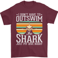 Outswim My Scuba Diving Buddy Funny Diver Mens T-Shirt 100% Cotton Maroon