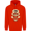 Overreacting Funny Chemistry Geek Nerd Childrens Kids Hoodie Bright Red