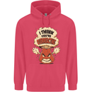 Overreacting Funny Chemistry Geek Nerd Childrens Kids Hoodie Heliconia