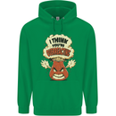 Overreacting Funny Chemistry Geek Nerd Childrens Kids Hoodie Irish Green