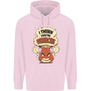 Overreacting Funny Chemistry Geek Nerd Childrens Kids Hoodie Light Pink