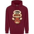Overreacting Funny Chemistry Geek Nerd Childrens Kids Hoodie Maroon