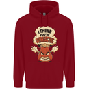 Overreacting Funny Chemistry Geek Nerd Childrens Kids Hoodie Red