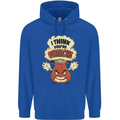 Overreacting Funny Chemistry Geek Nerd Childrens Kids Hoodie Royal Blue