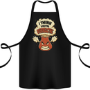 Overreacting Funny Chemistry Geek Nerd Cotton Apron 100% Organic Black