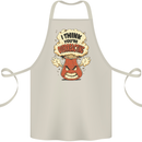 Overreacting Funny Chemistry Geek Nerd Cotton Apron 100% Organic Natural