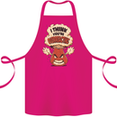 Overreacting Funny Chemistry Geek Nerd Cotton Apron 100% Organic Pink