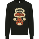 Overreacting Funny Chemistry Geek Nerd Kids Sweatshirt Jumper Black