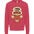 Overreacting Funny Chemistry Geek Nerd Kids Sweatshirt Jumper Heliconia