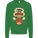 Overreacting Funny Chemistry Geek Nerd Kids Sweatshirt Jumper Irish Green