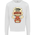 Overreacting Funny Chemistry Geek Nerd Kids Sweatshirt Jumper White
