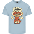 Overreacting Funny Chemistry Geek Nerd Kids T-Shirt Childrens Light Blue