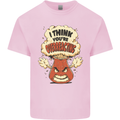 Overreacting Funny Chemistry Geek Nerd Kids T-Shirt Childrens Light Pink