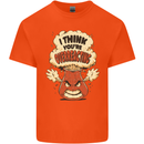 Overreacting Funny Chemistry Geek Nerd Kids T-Shirt Childrens Orange