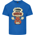 Overreacting Funny Chemistry Geek Nerd Kids T-Shirt Childrens Royal Blue