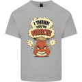 Overreacting Funny Chemistry Geek Nerd Kids T-Shirt Childrens Sports Grey