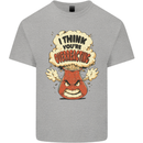 Overreacting Funny Chemistry Geek Nerd Kids T-Shirt Childrens Sports Grey