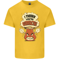 Overreacting Funny Chemistry Geek Nerd Kids T-Shirt Childrens Yellow