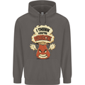 Overreacting Funny Chemistry Geek Nerd Mens 80% Cotton Hoodie Charcoal