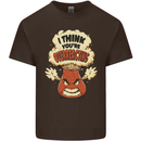 Overreacting Funny Chemistry Geek Nerd Mens Cotton T-Shirt Tee Top Dark Chocolate