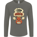 Overreacting Funny Chemistry Geek Nerd Mens Long Sleeve T-Shirt Charcoal